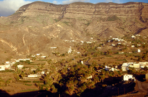 Bild von Epina, kleiner Ort zwischen Vallehermoso und Valle Gran Rey auf La Gomera